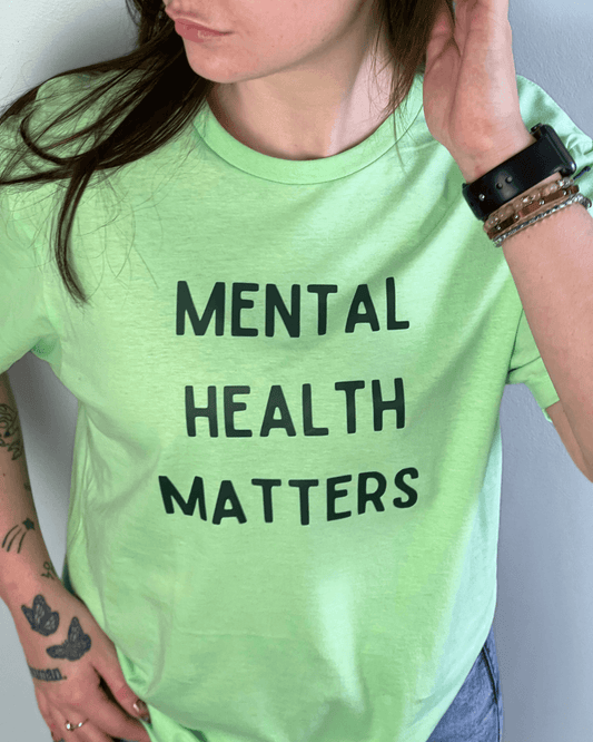 Mint Mental Health Matters Tee