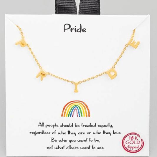 Pride Necklace in Gold