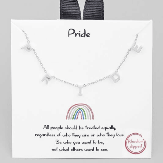 Pride Necklace in Silver