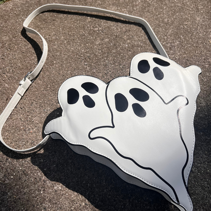 Triple Ghost Adjustable Shoulder Bag