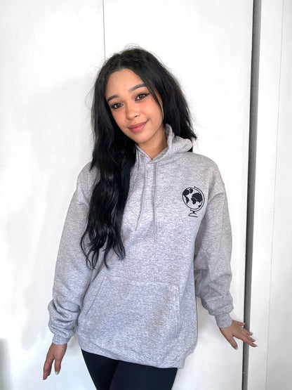The World Is A Better Place Grey Hoodie