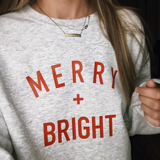 merry + bright crewneck